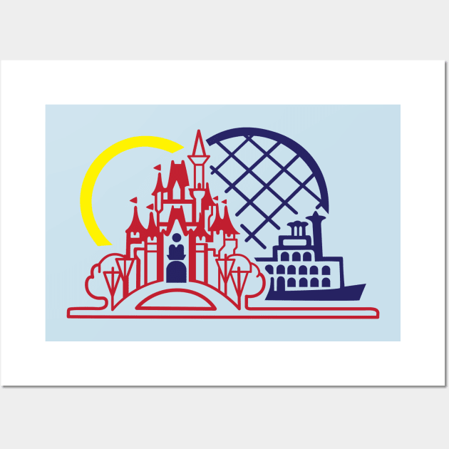 Vacation Kingdom Wall Art by Lunamis